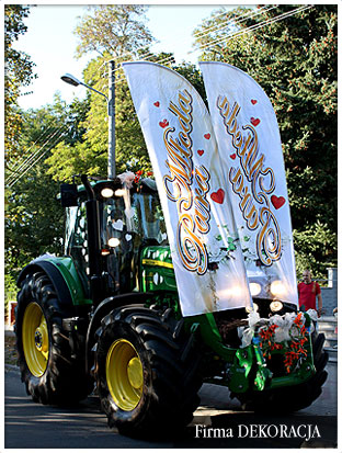 traktorem do ślubu
